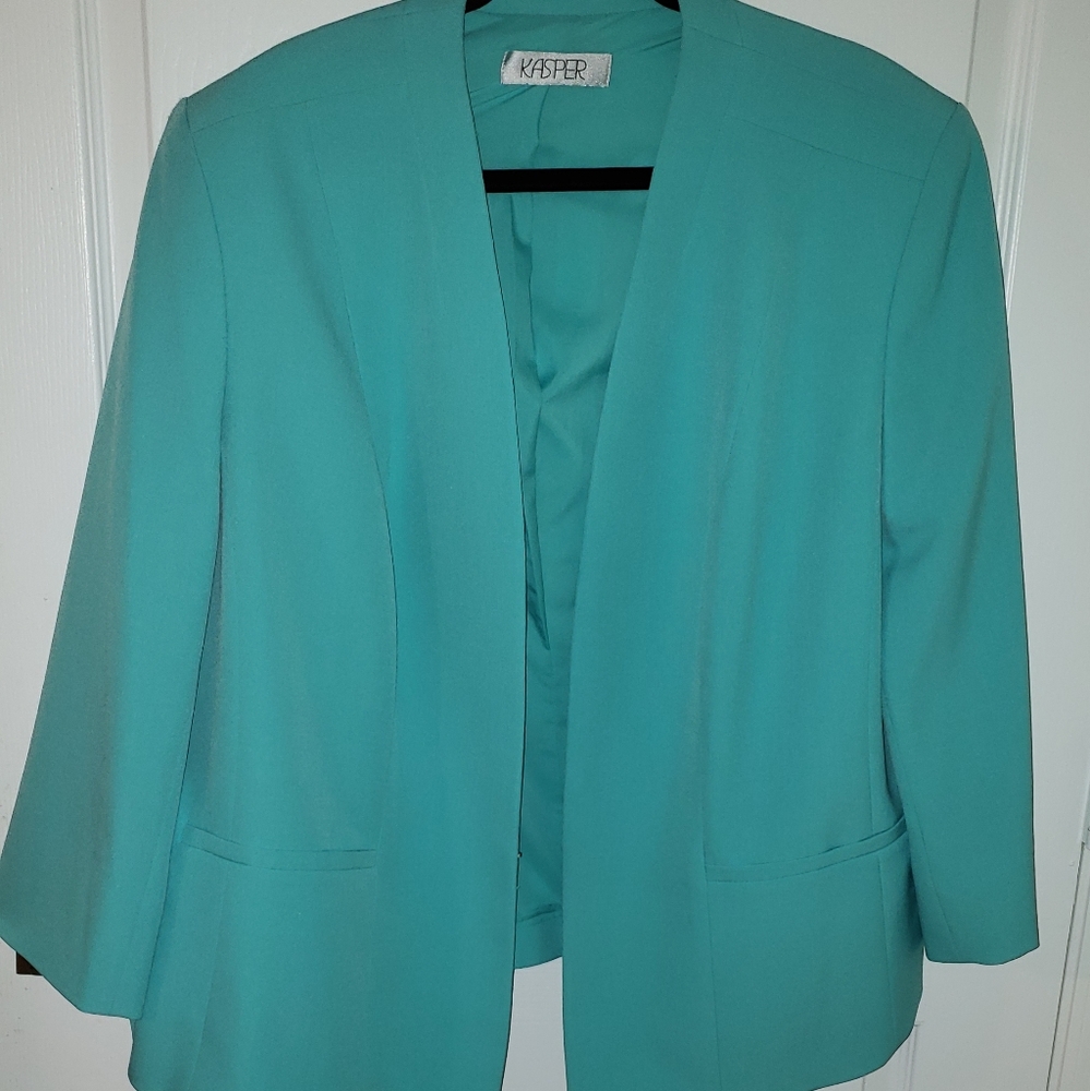 Kasper Aqua Blazer
